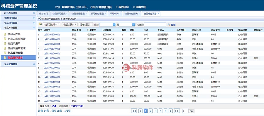 科騰物料管理系統(tǒng) 科騰物料管理系統(tǒng)